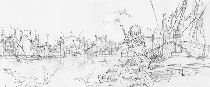 Illustration for article titled The Beautiful Sketches Behind The Witcher 3's Ending
